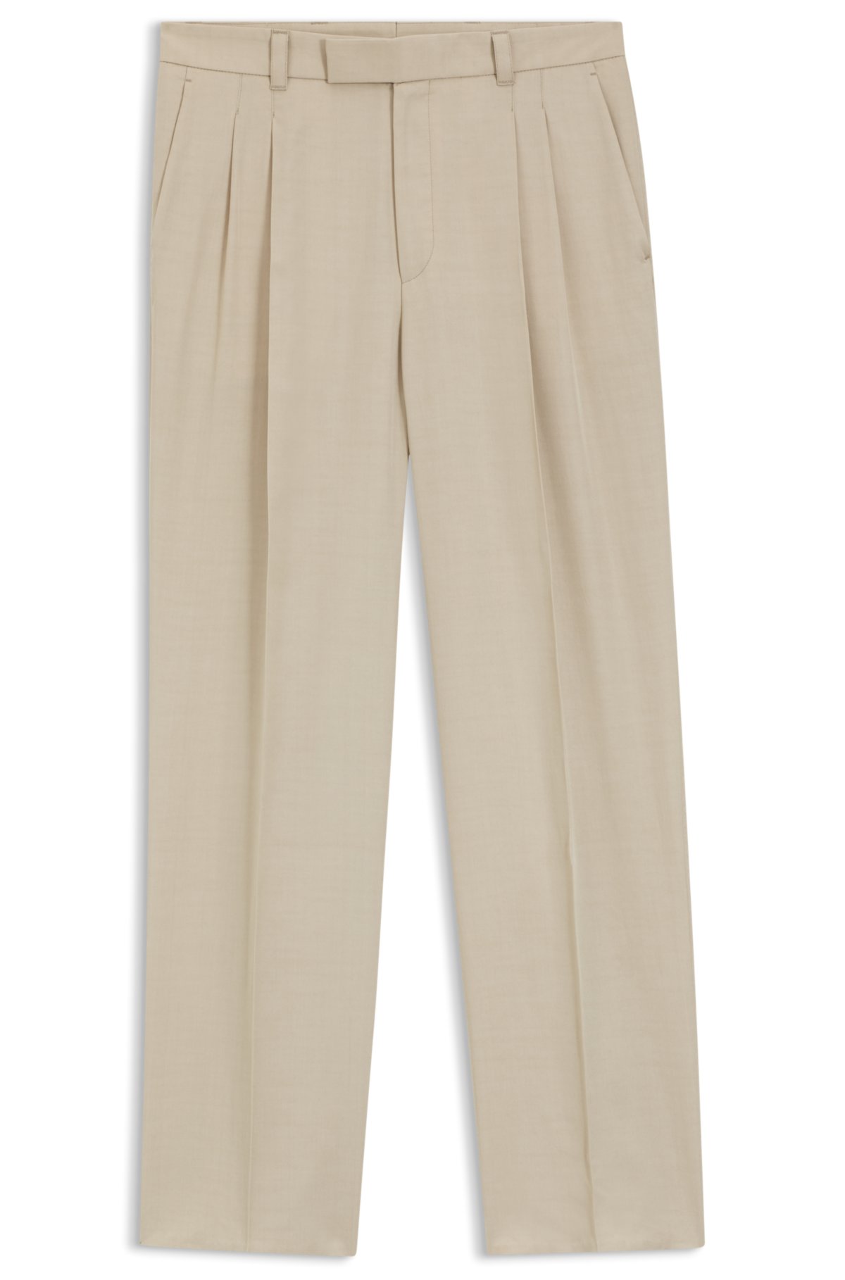 Pantaloni oversize in twill