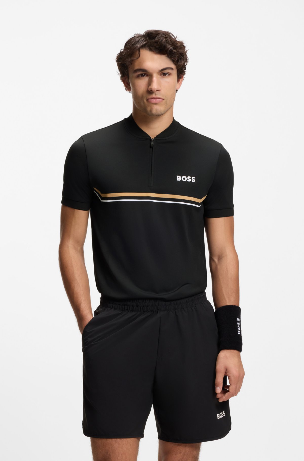 Polo con bodymapping senza cuciture