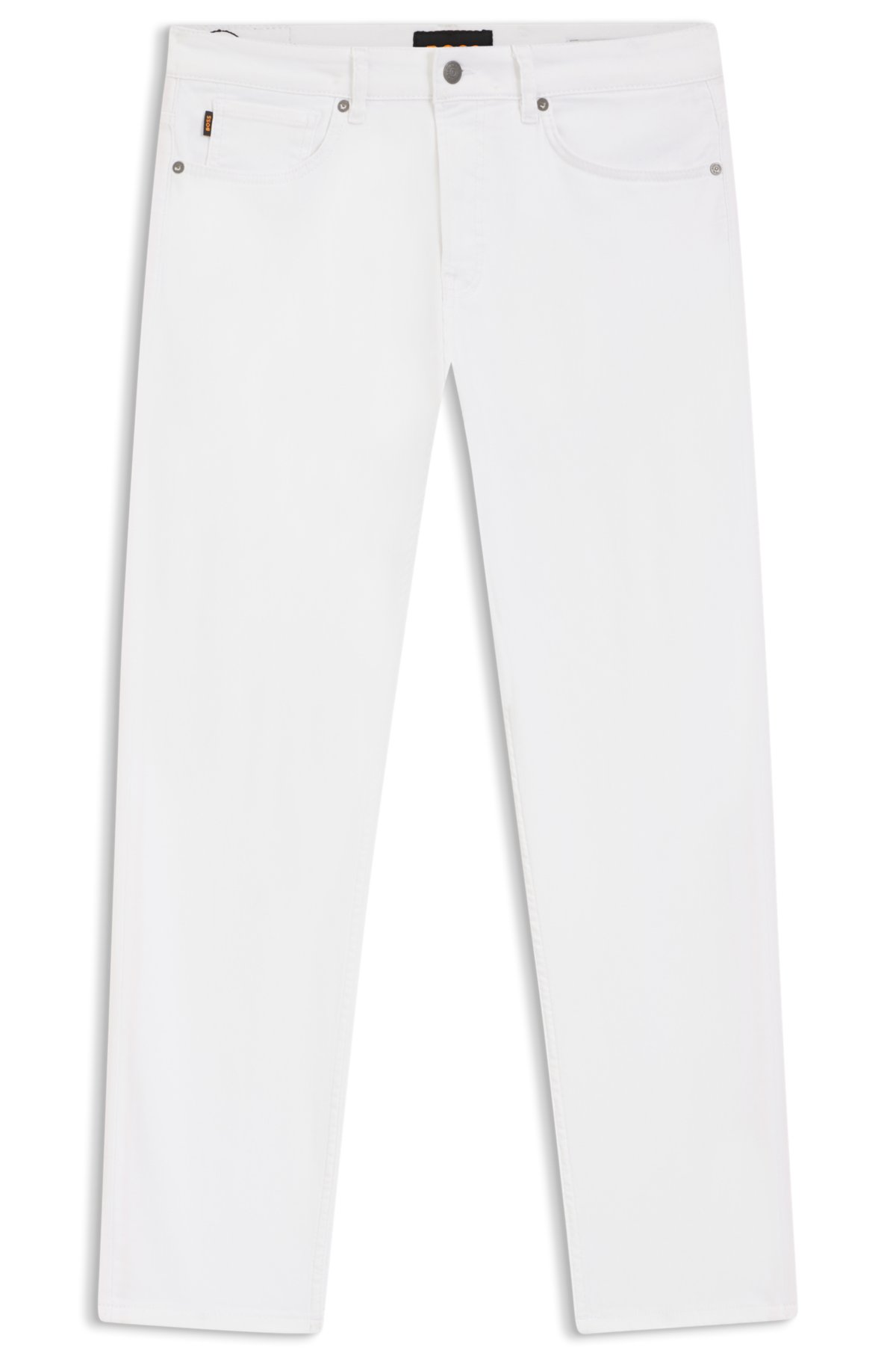 Jeans regolari Maine in denim bianco soft-motion
