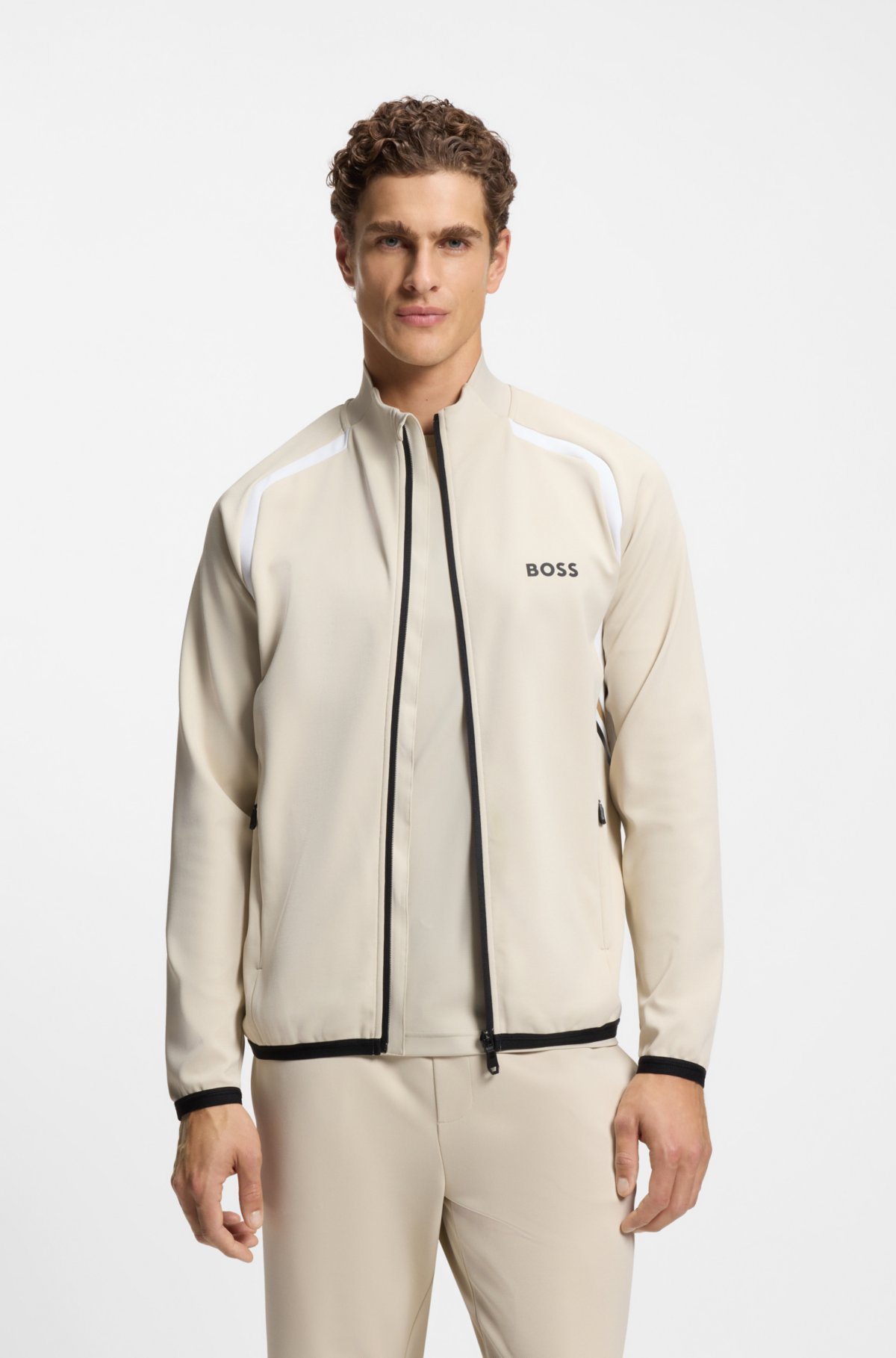 Feltrino con cerniera regolabile in gabardine elasticizzato