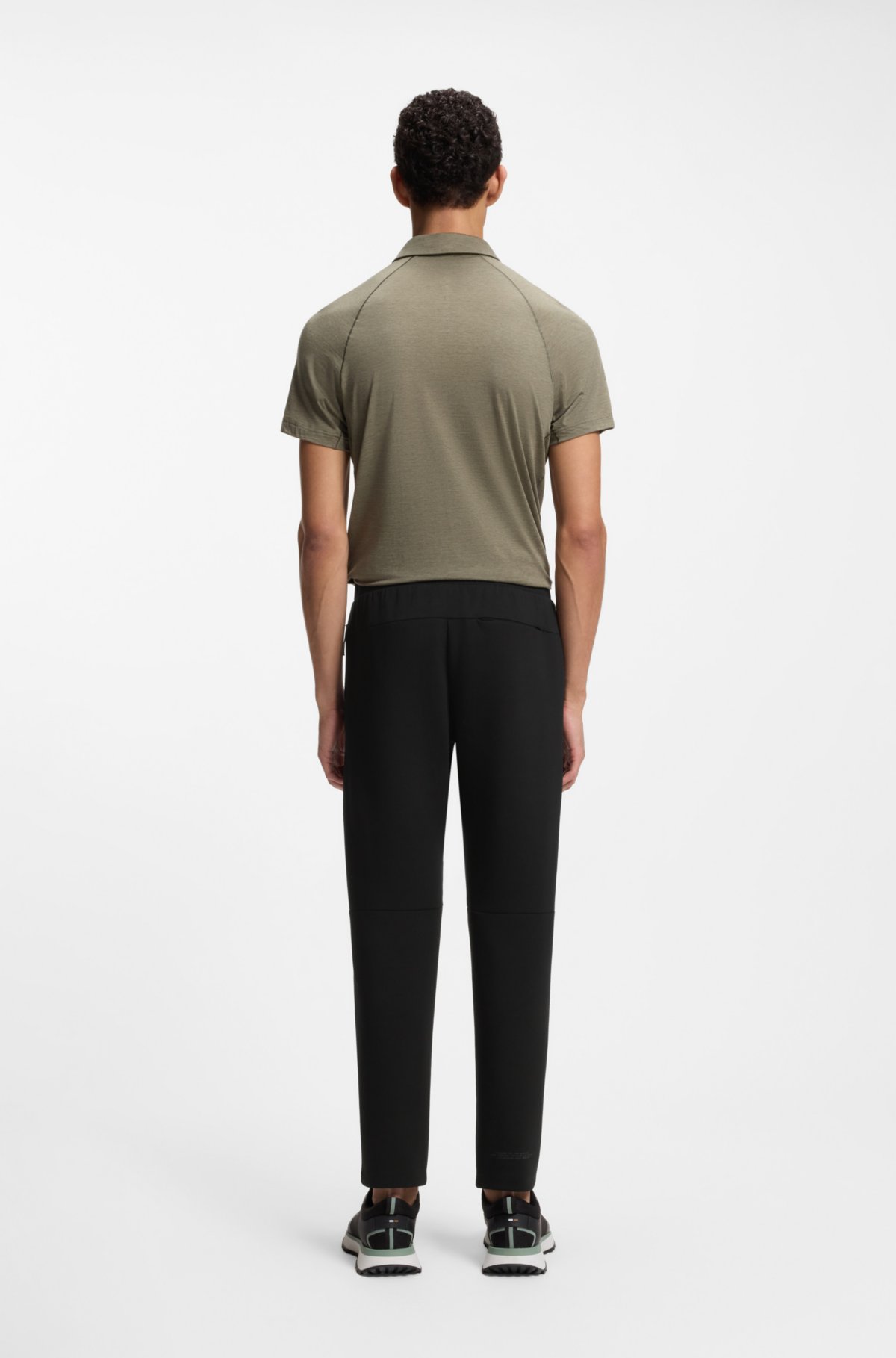 Pantaloni da tuta con dettagli riflettenti in taglio regolare