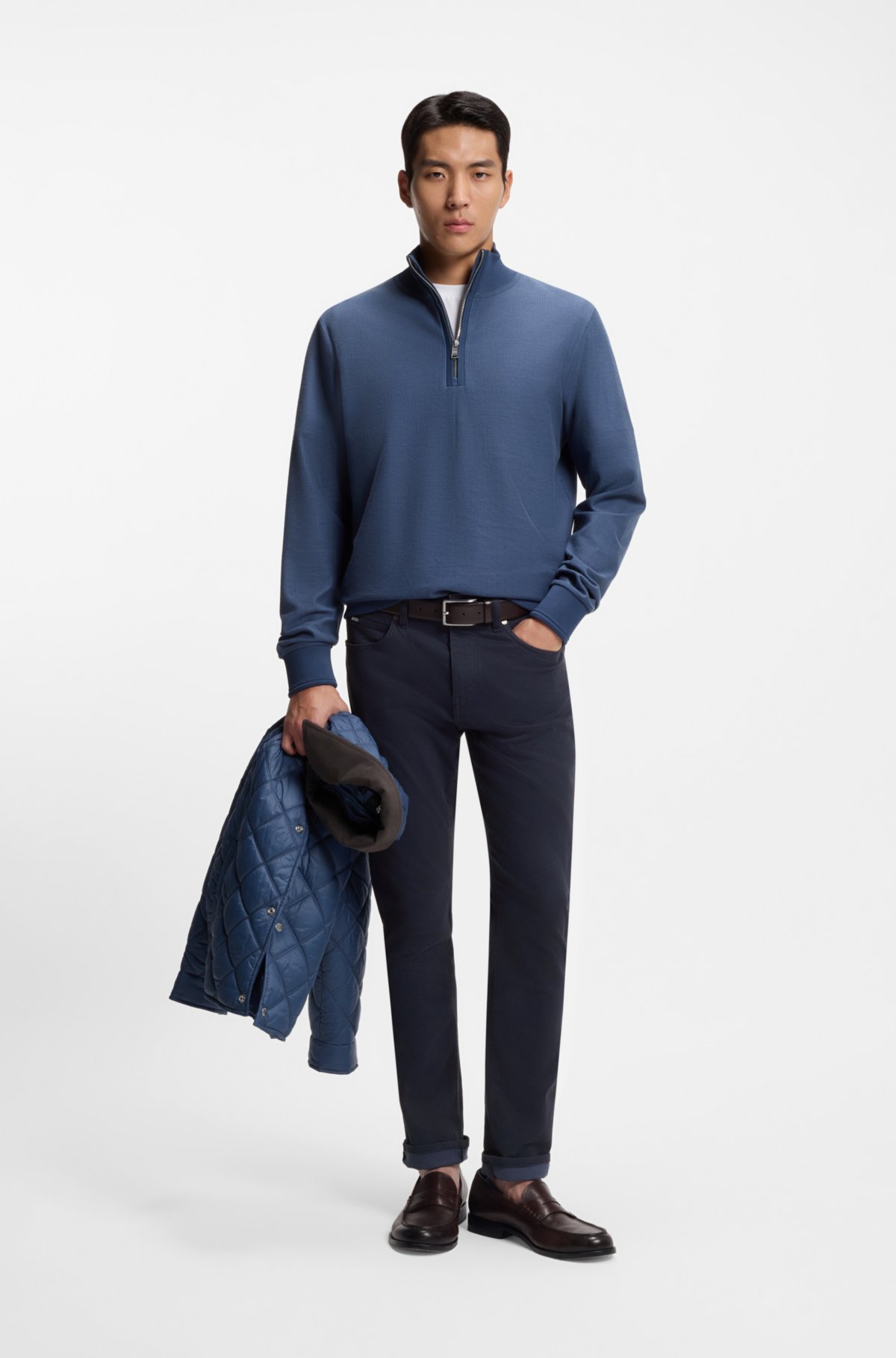 Jeans sottili Delaware in denim elasticizzato