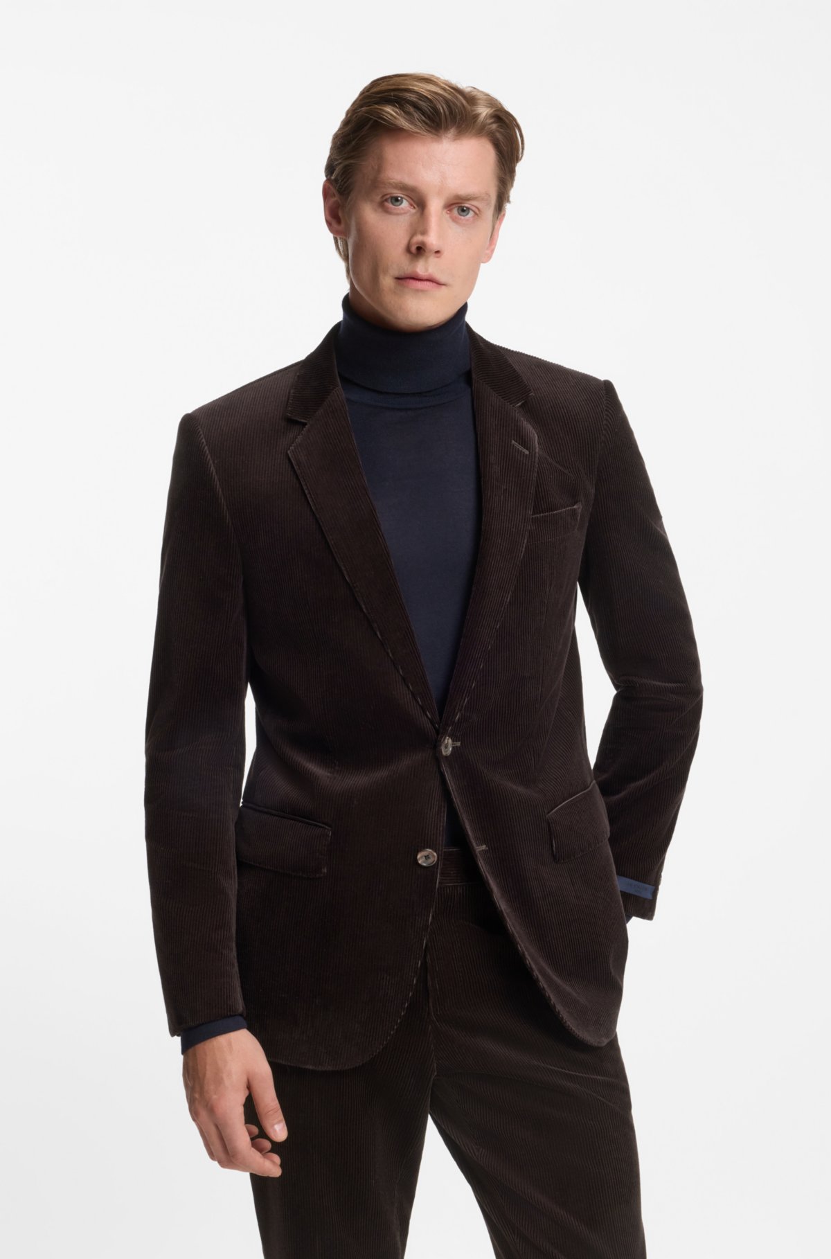 Giubbotto BECKHAM x BOSS in cotone a righe