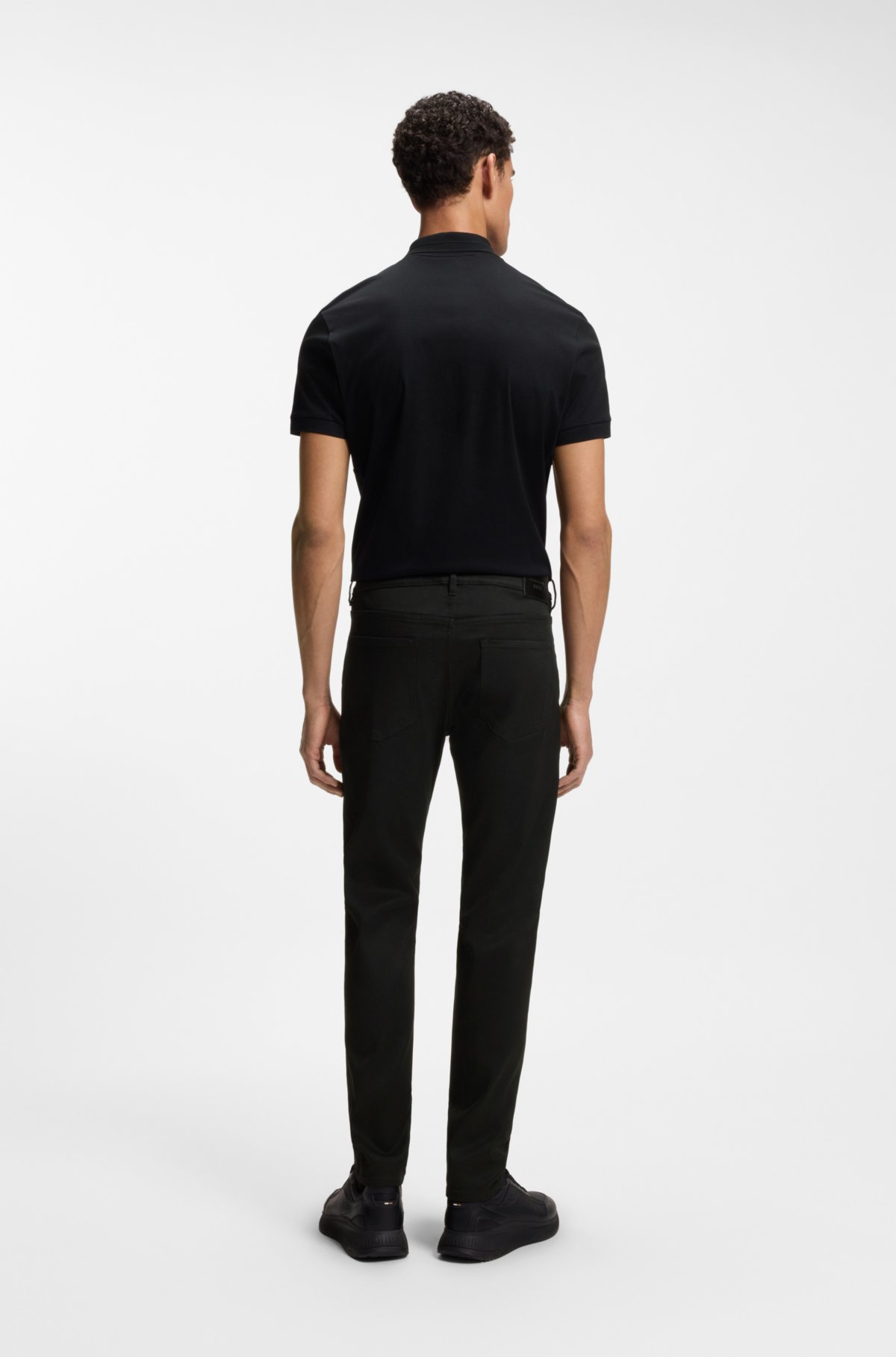 Pantaloni in denim elastico con taglio aderente Porsche x BOSS