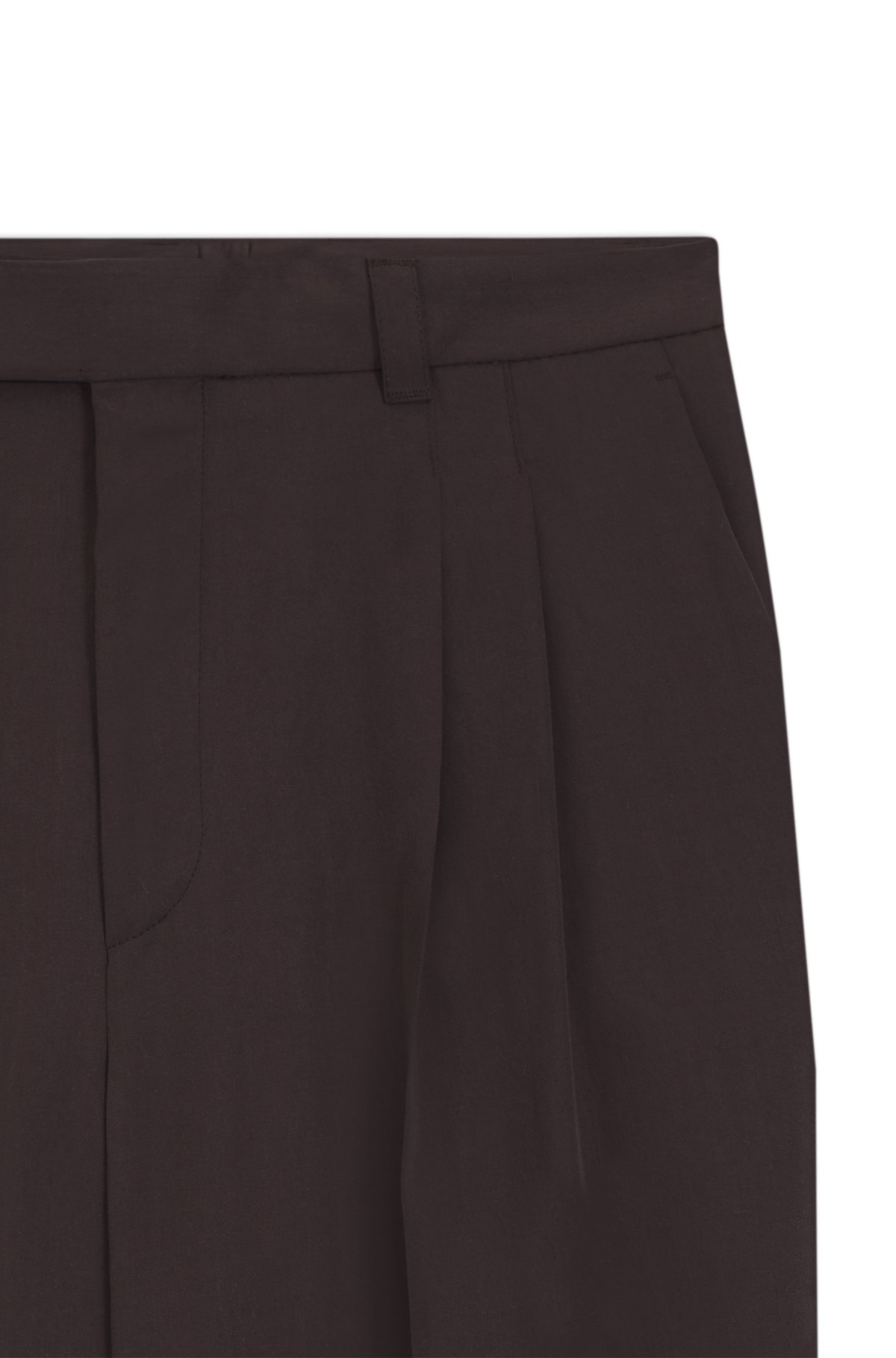 Pantaloni oversize in twill