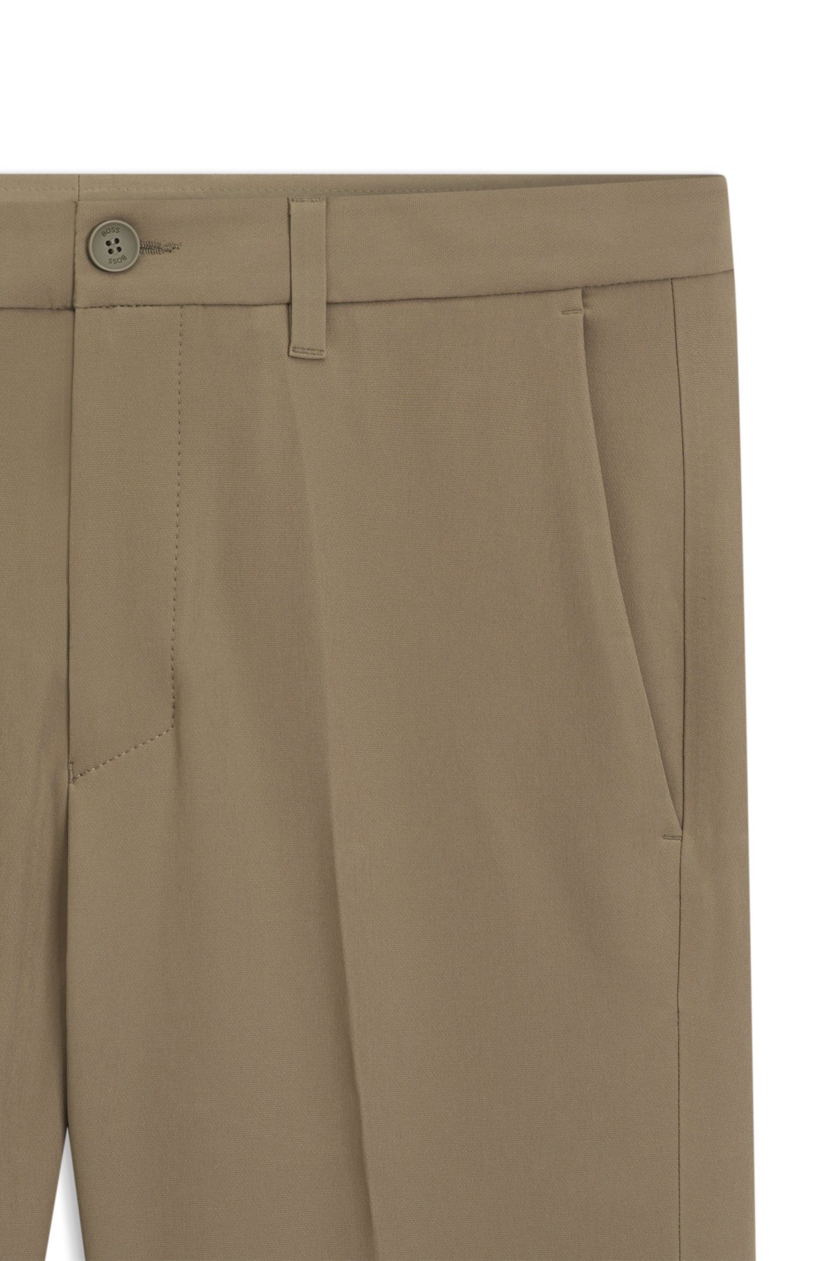 Pantaloni aderenti in tessuto idrorepellente elasticizzato