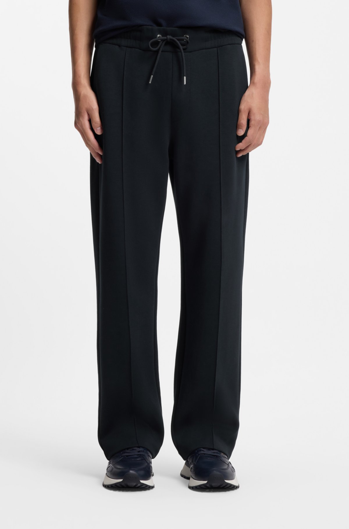 Pantaloni con cintura elastica in taglio regolare