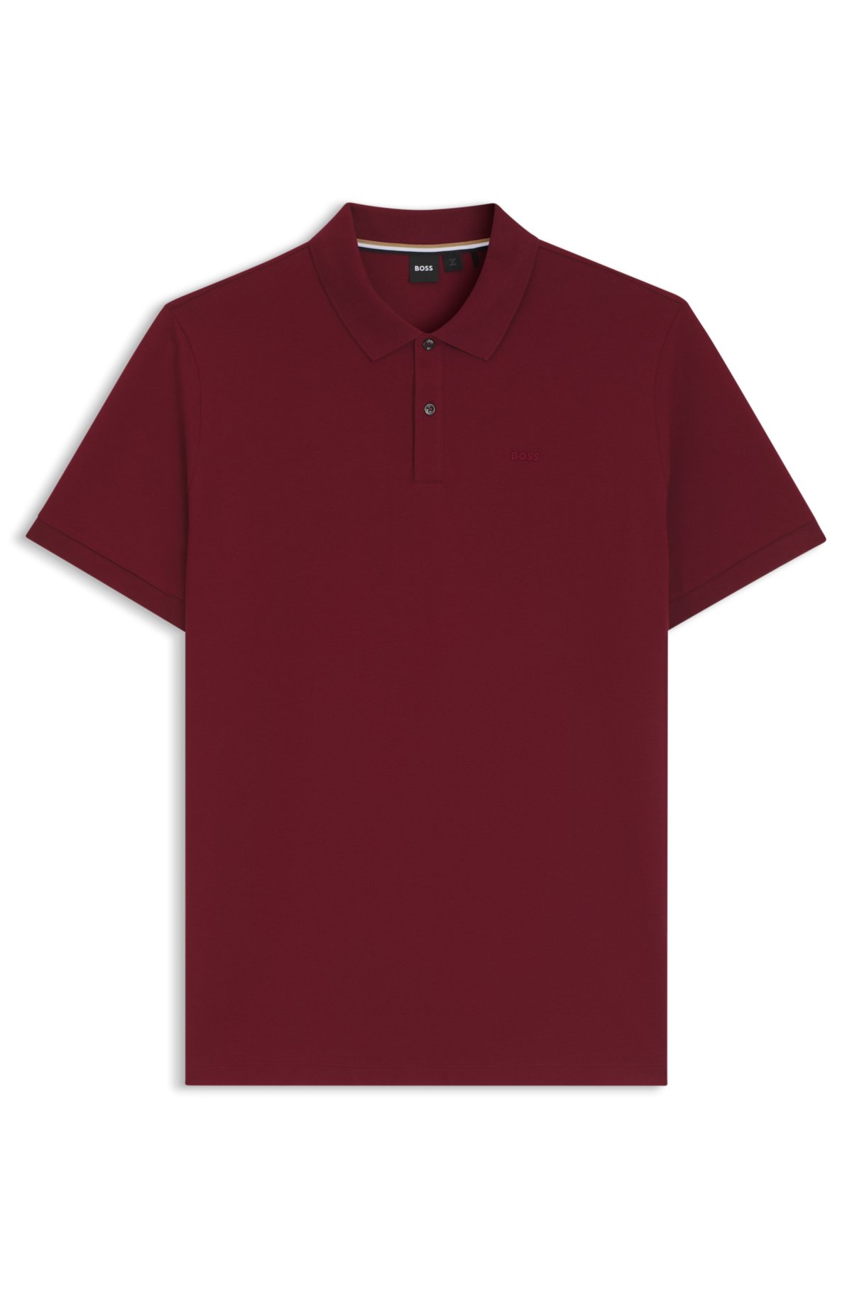 Maglietta polo Pallas in piqué di cotone con dettagli del logo
