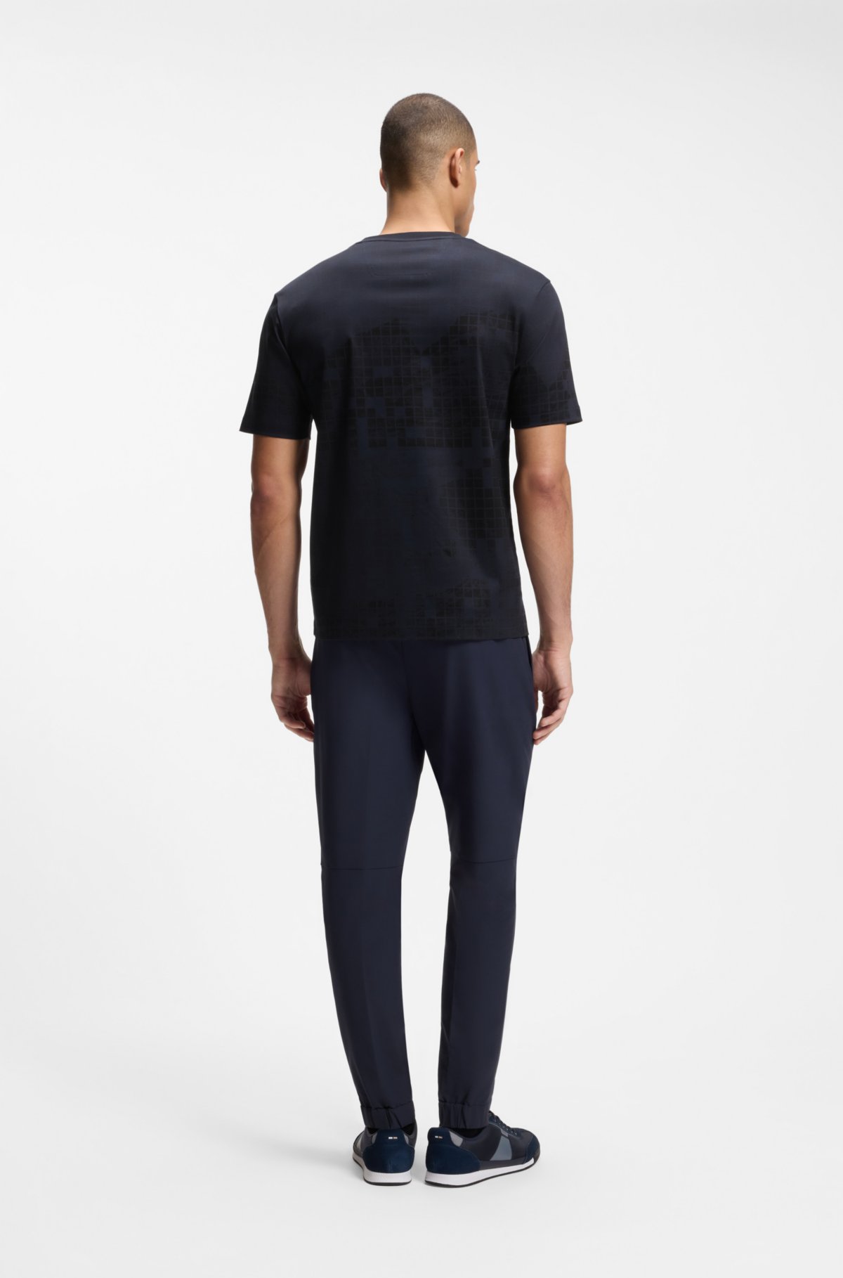 T-shirt con stampa grafica in cotone mercerizzato