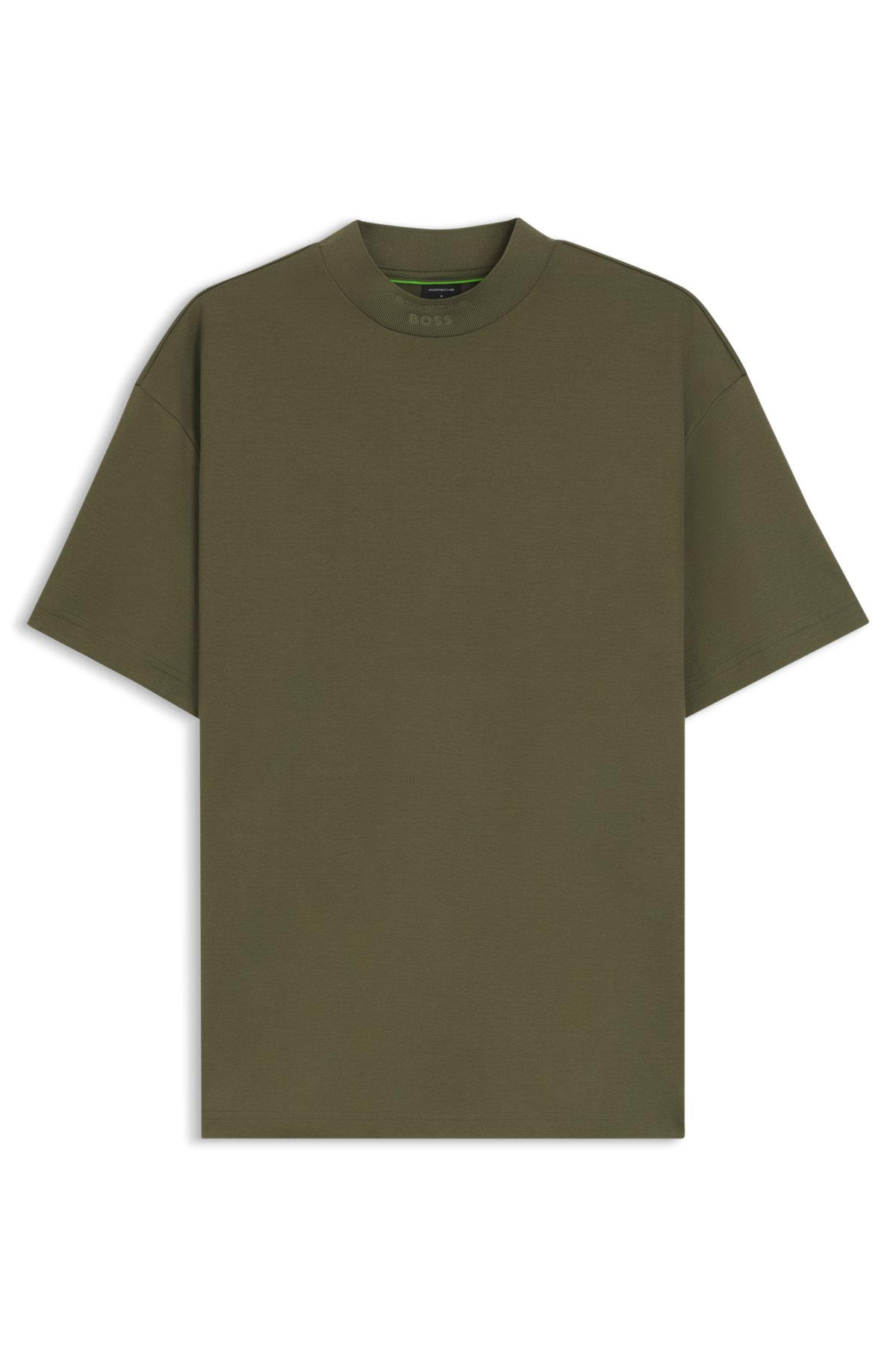 T-shirt uomo con collo a risvolto in stile relax Porsche x BOSS