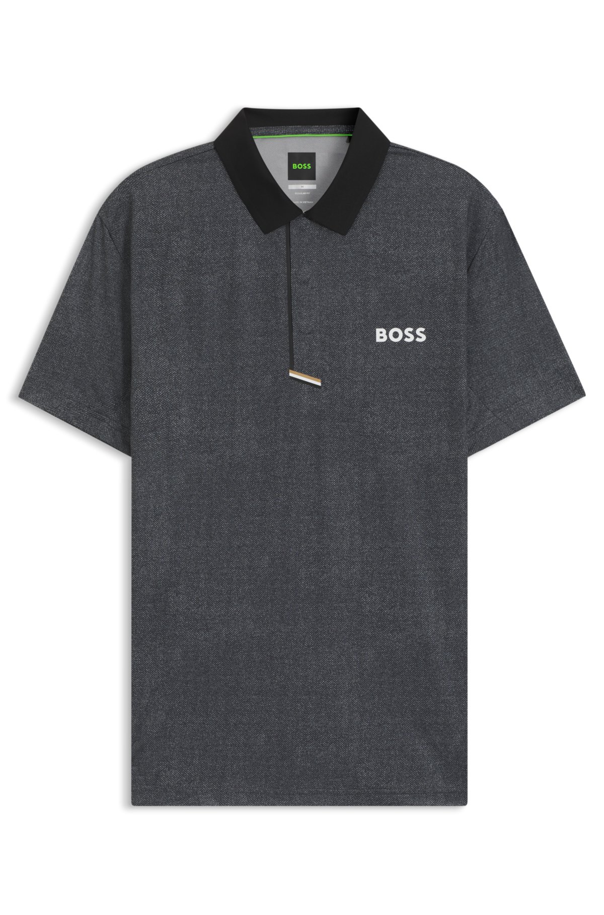 Polo Paddy in jersey elastico ad asciugatura rapida
