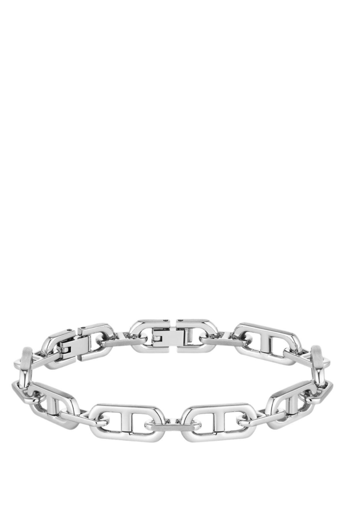 Bracciale con catena lucida e satinata
