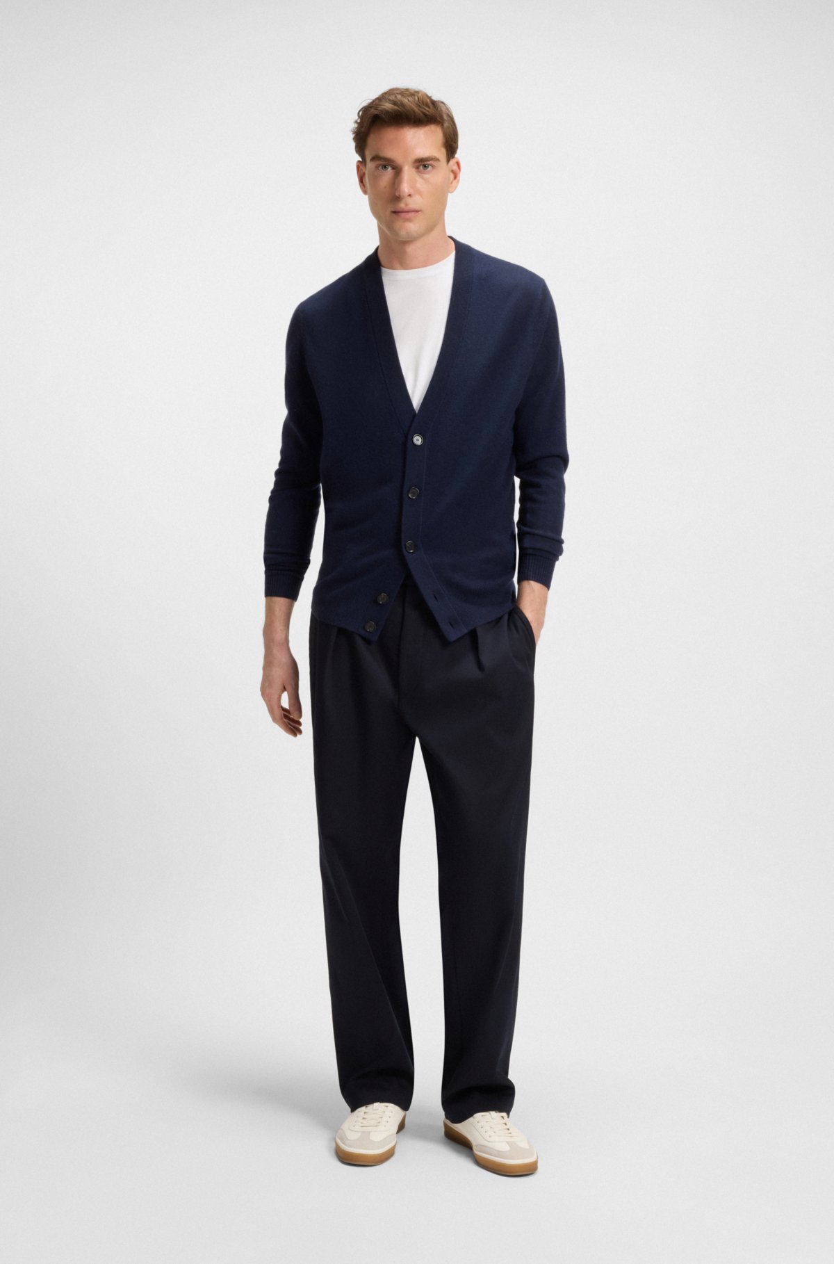 T-shirt BECKHAM x BOSS in cotone mercerizzato