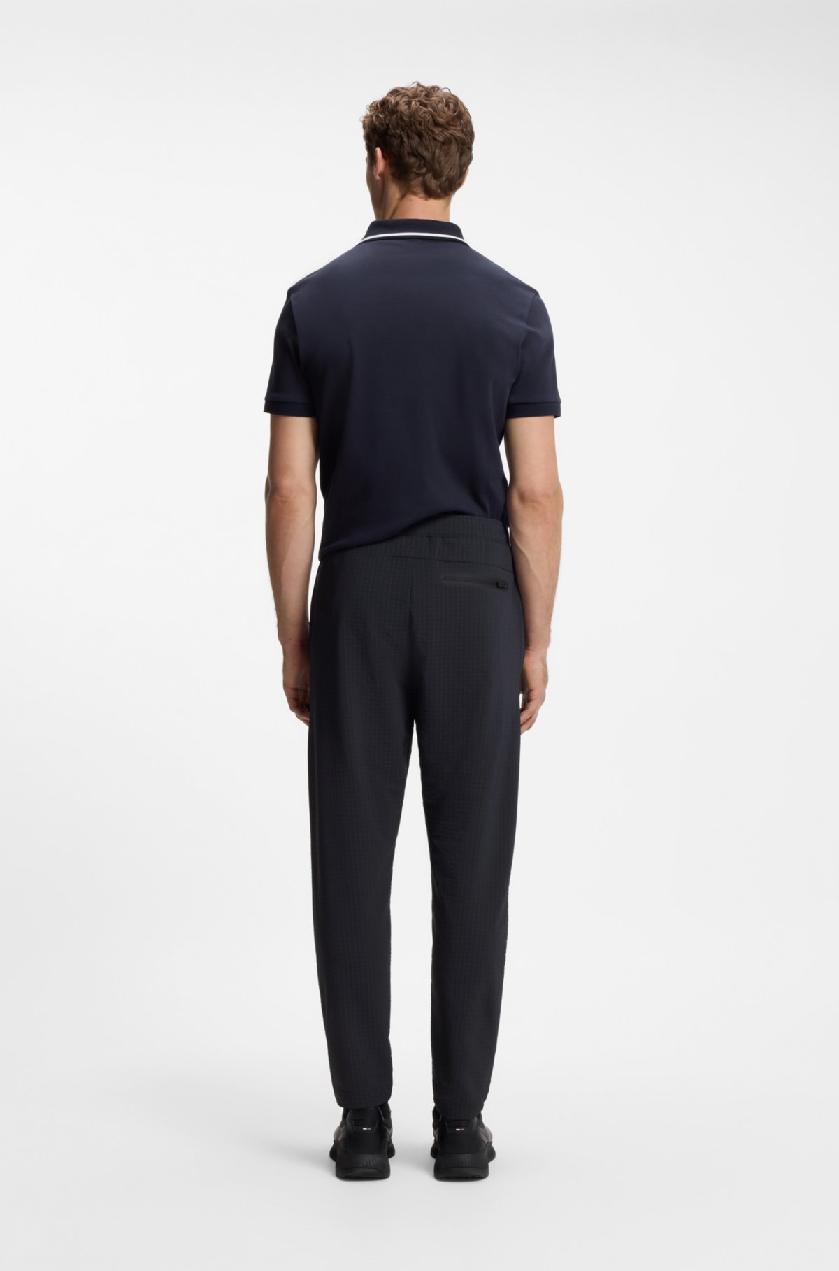 Pantaloni in felpa con zip a telaio