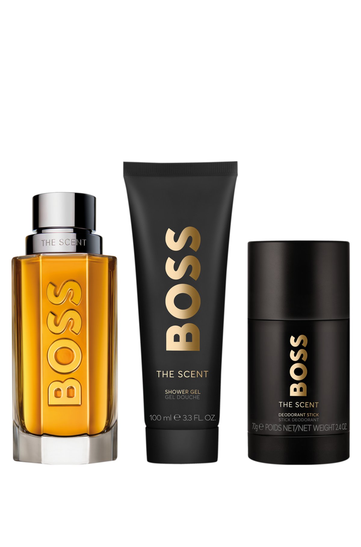 BOSS The Scent Eau de Toilette per Uomo 100 ml – 3,4 fl oz set regalo