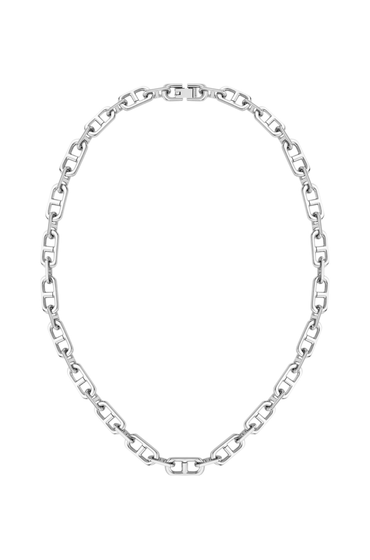 Collana con catena lucida e satinata