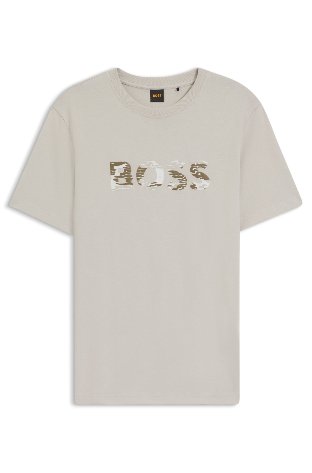 T-shirt regular in jersey di cotone
