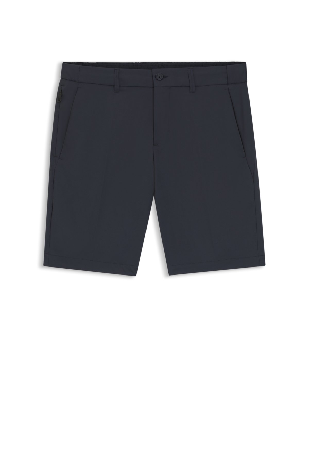 Pantaloni corti anti-piega con finitura idrorepellente