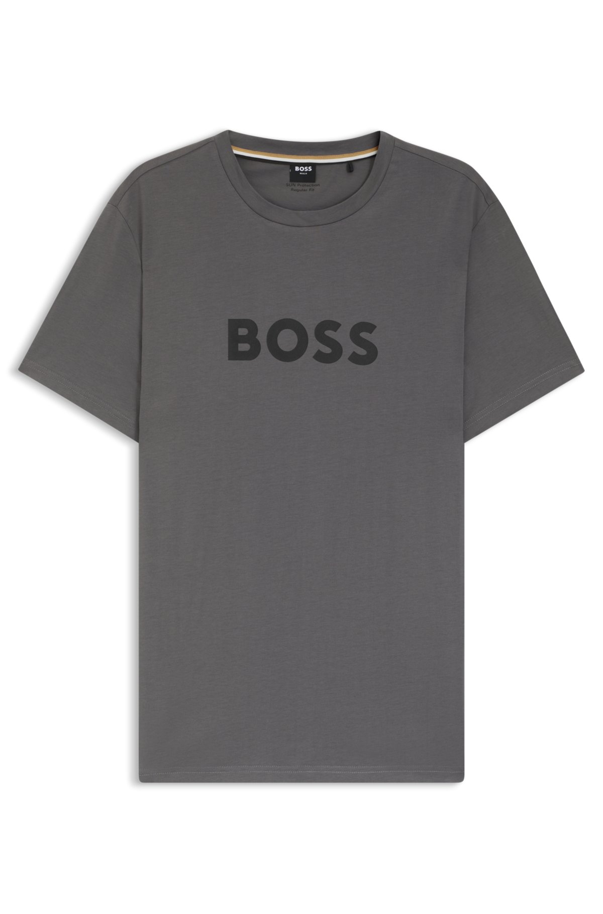 T-shirt in jersey di cotone con stampa del logo